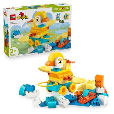 LEGO DUPLO Ma Ville 10448: Animaux Sur Roues 3-En-1 pour les Tout-Petits