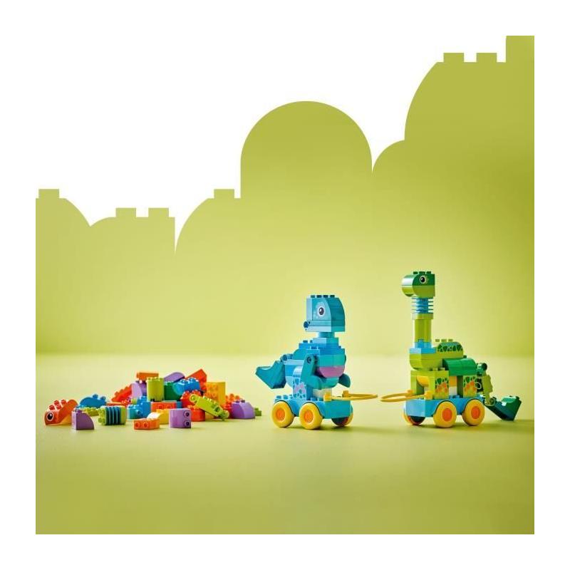 LEGO DUPLO Ma Ville 10451 Dinosaures sur Roues 3-en-1 - Jeu de construction dinosaures