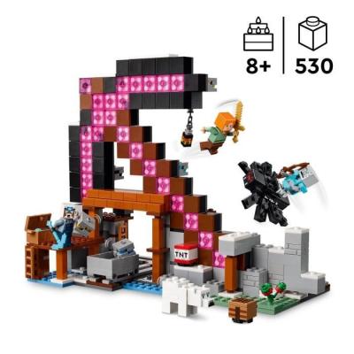 LEGO Minecraft 21277 La Mine En Forme De Pioche - Jeu De Construction Fun
