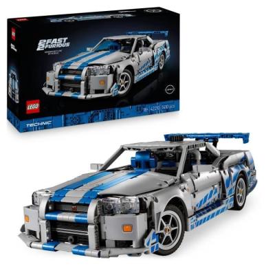 LEGO Technic 42210 Voiture Nissan Skyline GT-R (R34) 2 Fast 2 Furious - Pour les passionnés de construction