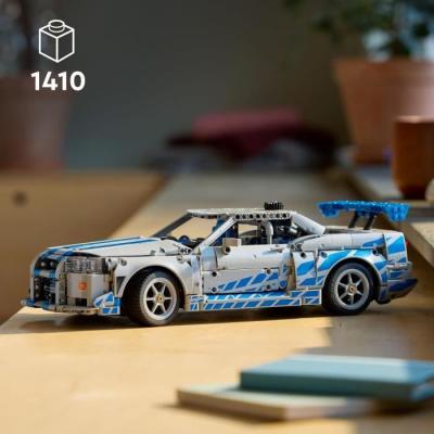 LEGO Technic 42210 Voiture Nissan Skyline GT-R (R34) 2 Fast 2 Furious - Pour les passionnés de construction