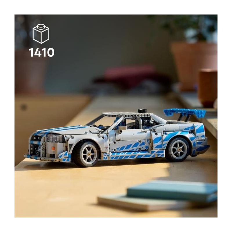 LEGO Technic 42210 Voiture Nissan Skyline GT-R (R34) 2 Fast 2 Furious - Pour les passionnés de construction