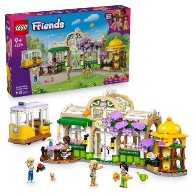 LEGO Friends 42671: Café et Kiosque à Fleurs - Jeu de Construction fun