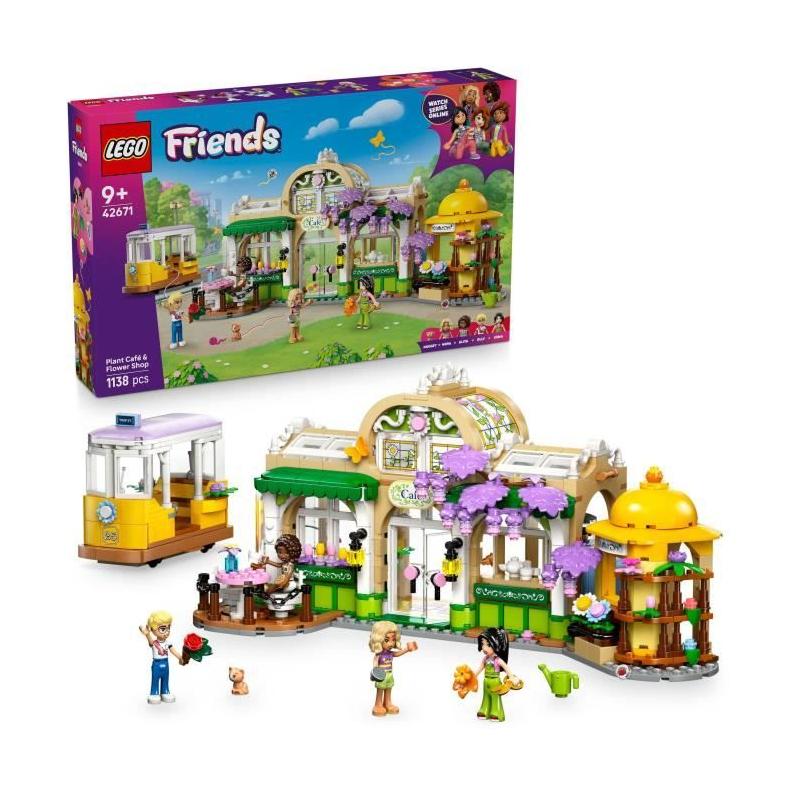 LEGO Friends 42671: Café et Kiosque à Fleurs - Jeu de Construction fun