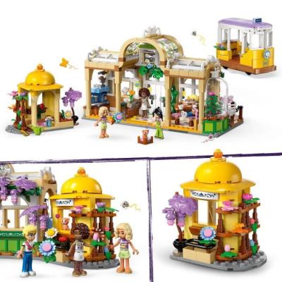LEGO Friends 42671: Café et Kiosque à Fleurs - Jeu de Construction fun