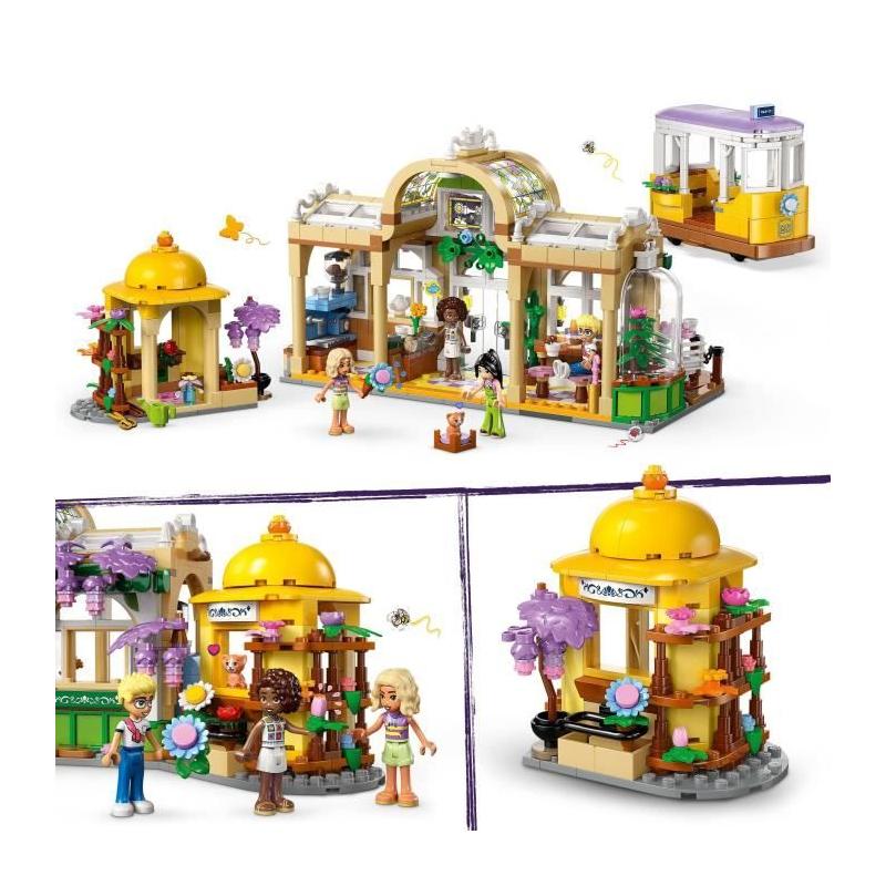 LEGO Friends 42671: Café et Kiosque à Fleurs - Jeu de Construction fun