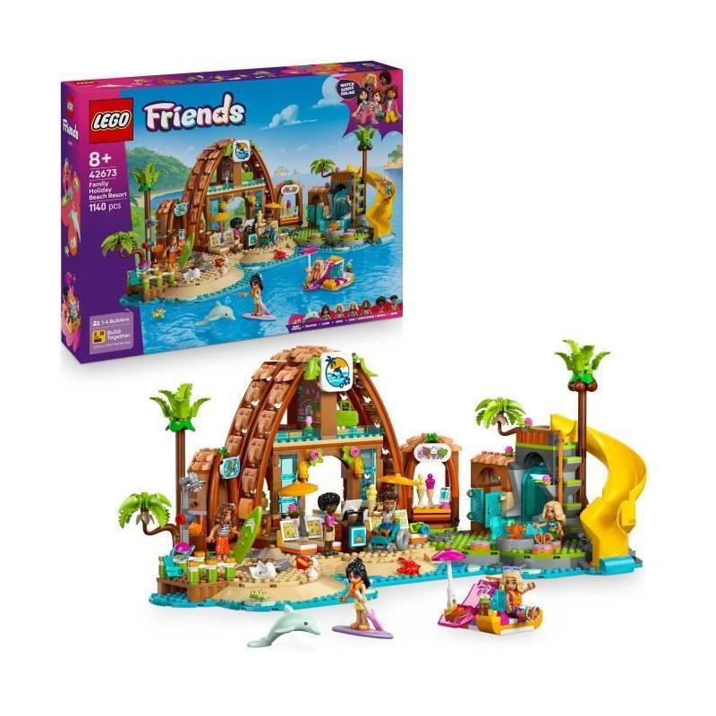 Offrez des vacances inoubliables avec LEGO Friends 42673 Vacances à l'Hôtel de la Plage!