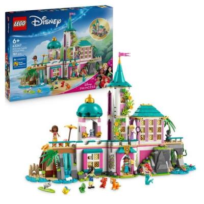 LEGO | Disney 43267 Le Château des Princesses - Jeu de Construction