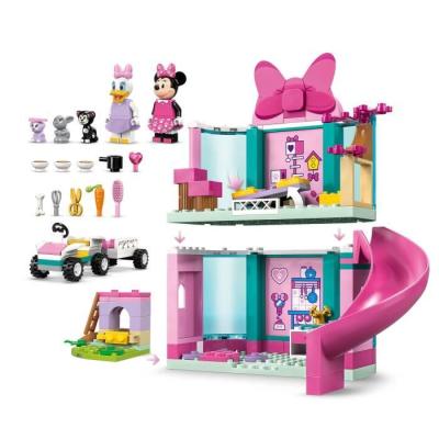 LEGO Disney 43274 : L'Hôtel pour Animaux de Minnie - Jeu de Construction Fun