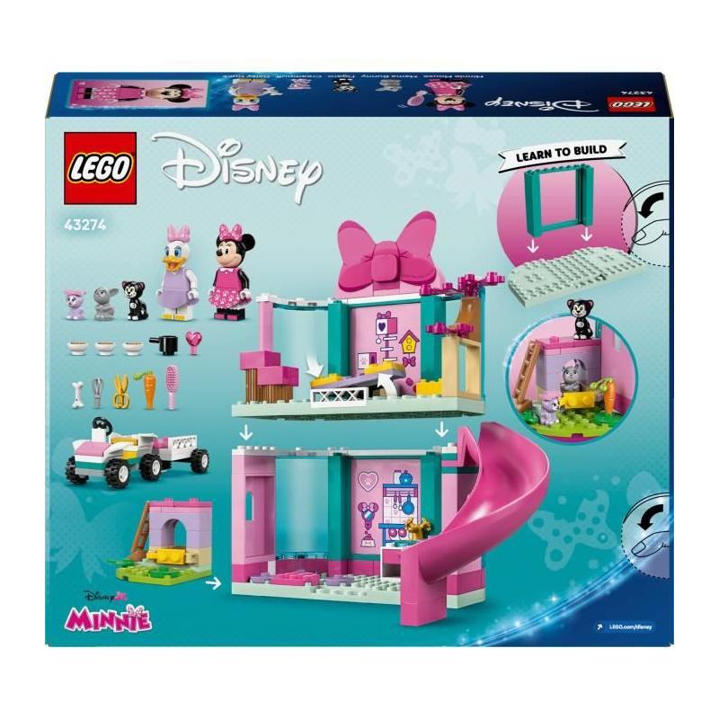 LEGO Disney 43274 : L'Hôtel pour Animaux de Minnie - Jeu de Construction Fun