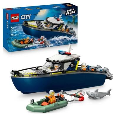 LEGO City 60456: Course-Poursuite en Bateau de Police!