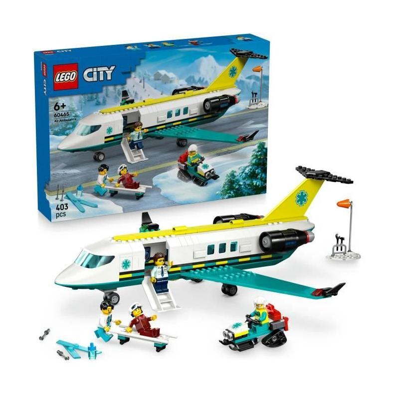 LEGO City 60465: Ambulance de Secours Aérienne pour Garçon de 6 ans