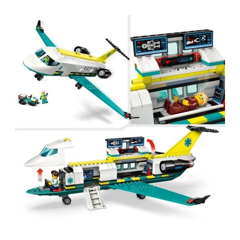 LEGO City 60465: Ambulance de Secours Aérienne pour Garçon de 6 ans