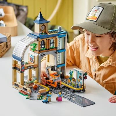 LEGO City 60469 La Gare Centrale - Jeu de Construction Dynamique