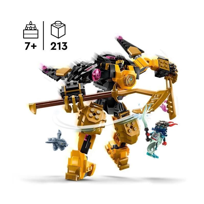 LEGO NINJAGO 71839 Le Robot De Spinjitzu d'Arin - Jeu de Construction Amusant