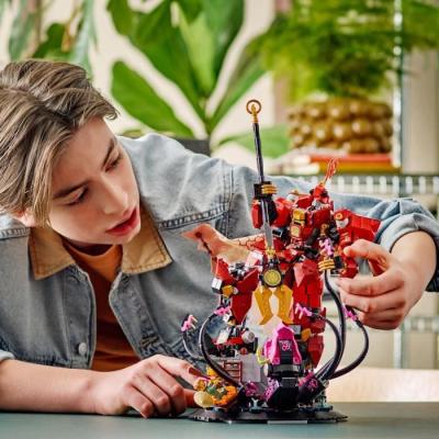 LEGO NINJAGO 71846 Le Robot du Chevalier de Feu - Un Jeu de Construction Enflamme l'Imagination
