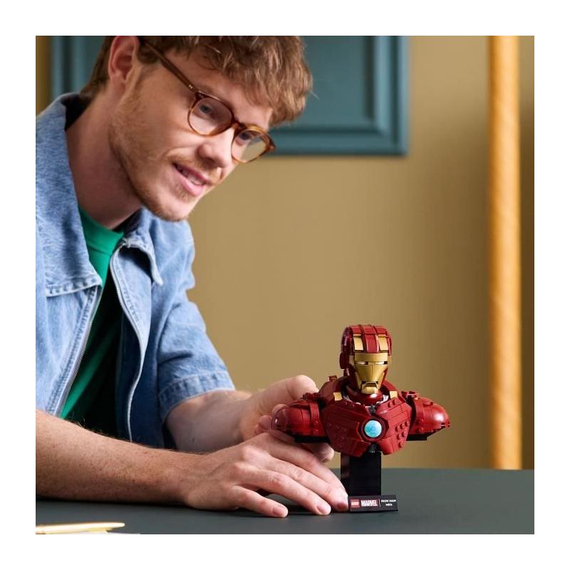 LEGO Marvel 76327 Buste Iron Man MK4 - Construction Adulte