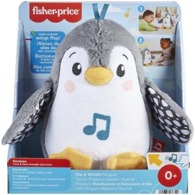 Pingouin d'éveil Fisher-Price : une peluche musicale hors du commun !