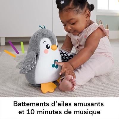 Pingouin d'éveil Fisher-Price : une peluche musicale hors du commun !