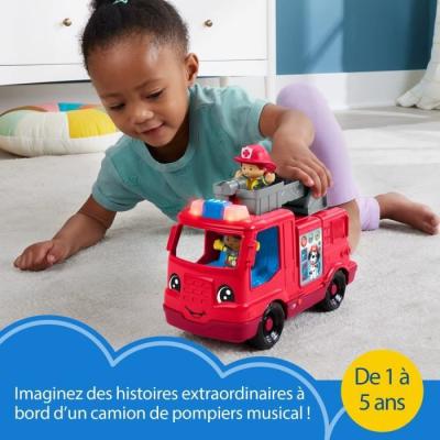 Camion pompier Fisher-Price Little People multilingue HYR88