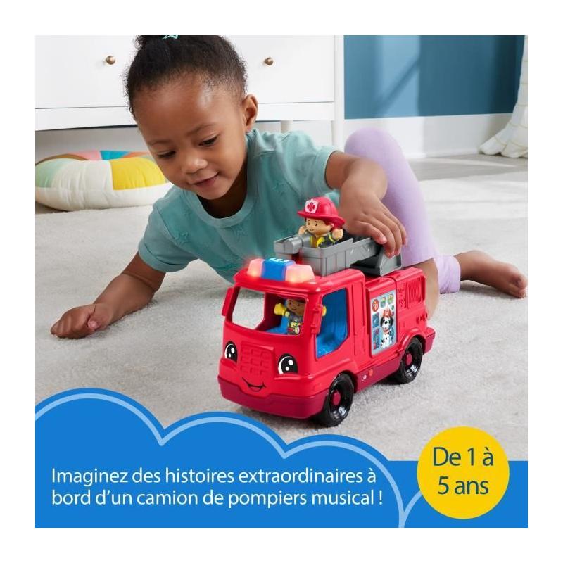 Camion pompier Fisher-Price Little People multilingue HYR88