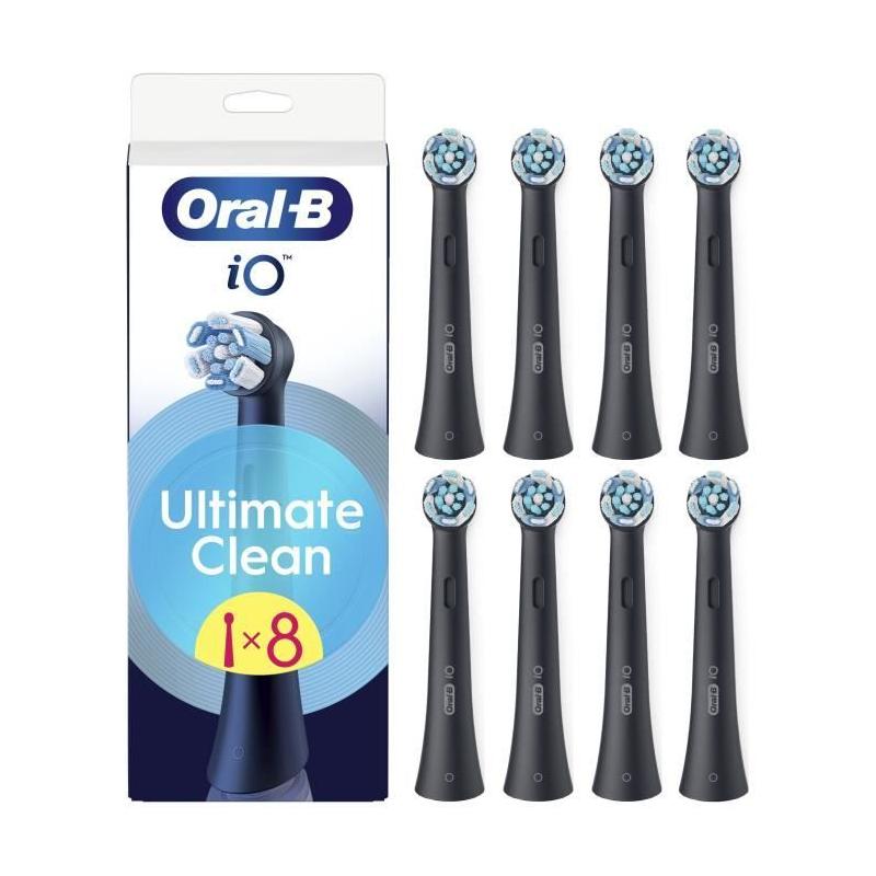 Recharges Brossettes ORAL-B - iO Ultimate Clean - Pack de 8