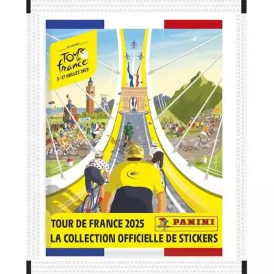 Boîte PANINI - TOUR DE FRANCE 2025 - 180 stickers Boîte PANINI - TOUR DE FRANCE 2025 - 180 stickers