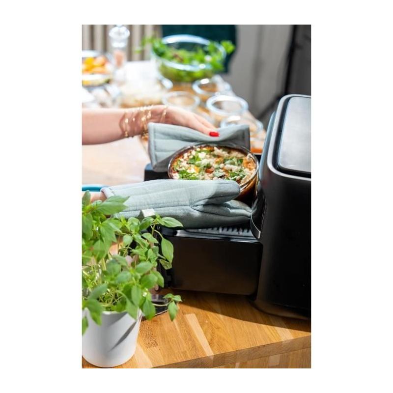 Plat air fryer PYREX 20 cm en verre borosilicate