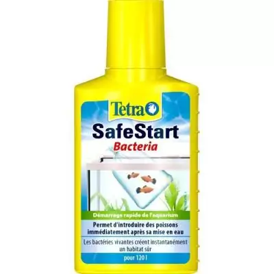 Amorce bactérienne Tetra SafeStart - Introduction rapide poissons - 100 ml