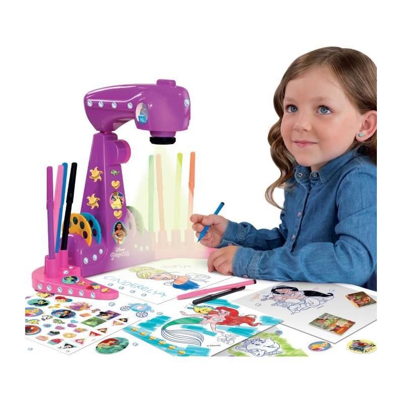 Projecteur de dessins LISCIANIGIOCHI - PRINCESSES - Accessoires inclus