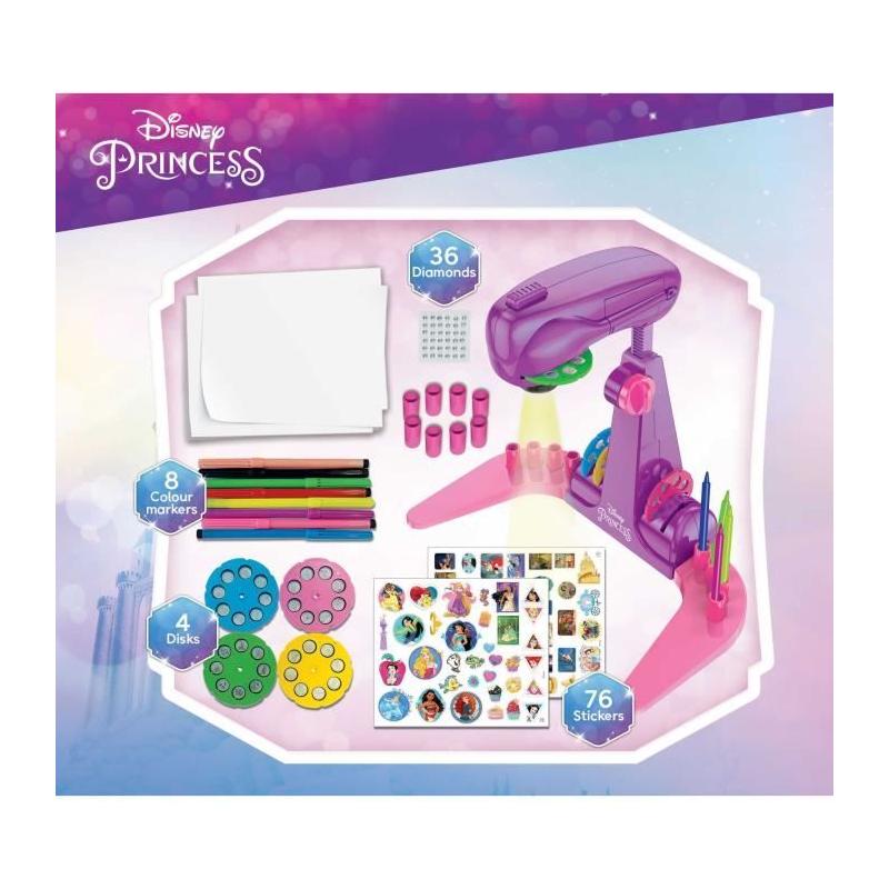 Projecteur de dessins LISCIANIGIOCHI - PRINCESSES - Accessoires inclus