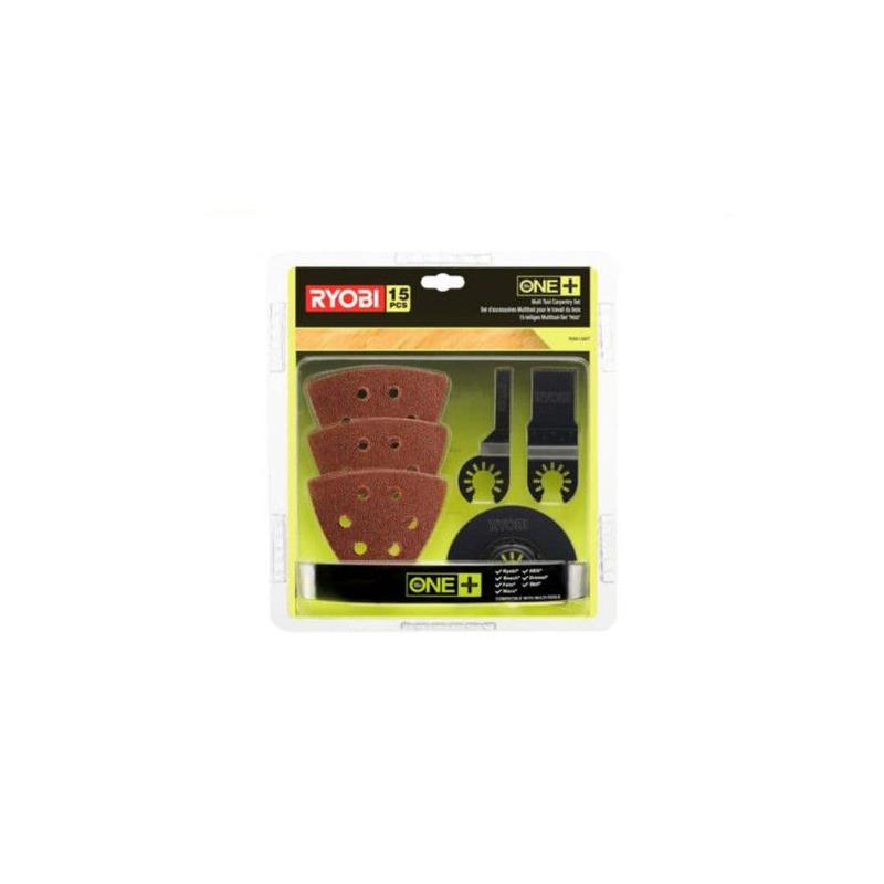 Kit spécial bois 15 pièces RYOBI multitool OnePlus RAK15MT