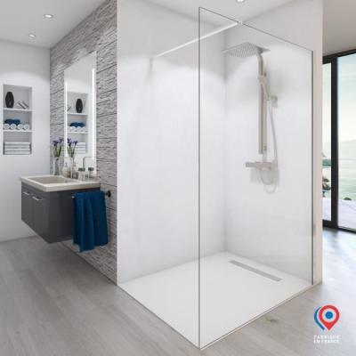 Paroi de douche AURYS BALEARES - Verre Timesless clair 6 mm