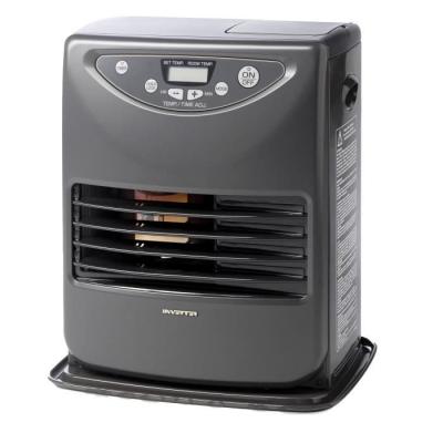 Poele a pétrole électronique INVERTER 3018 - 3000W - Thermostat - Allumage piezoélectrique - Acier noir
