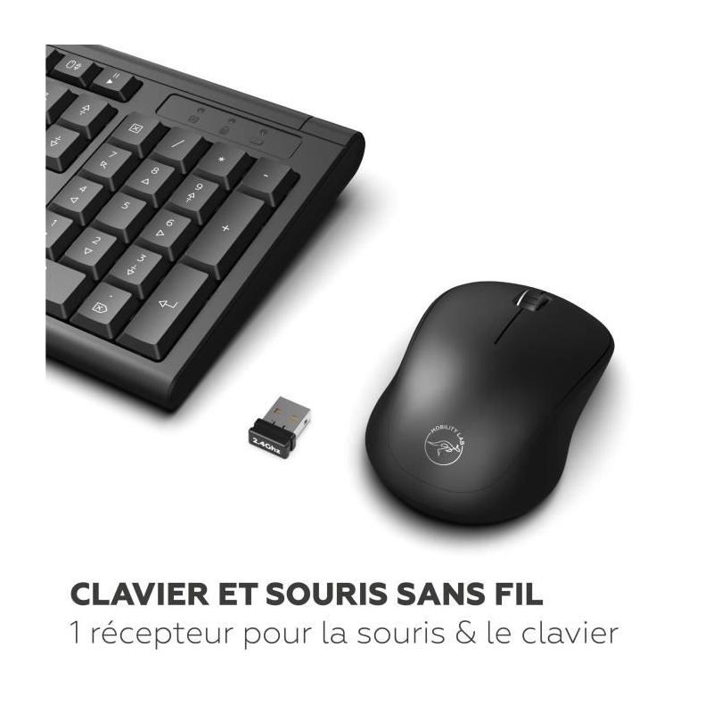 Ensemble clavier souris sans fil MOBILITY LAB Alpha - Ergonomique