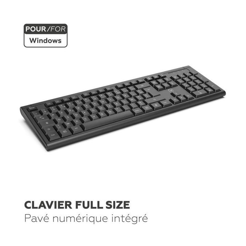 Ensemble clavier souris sans fil MOBILITY LAB Alpha - Ergonomique