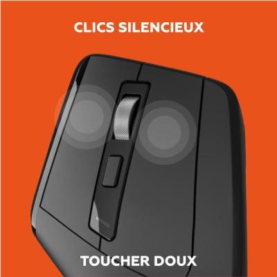 Souris ergonomique sans fil Mobility Lab ML314259 - Noir