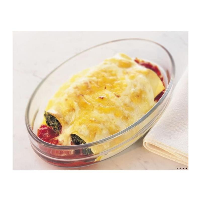 Plat ovale en verre Pyrex 35*24 cm - Essentiel pour four