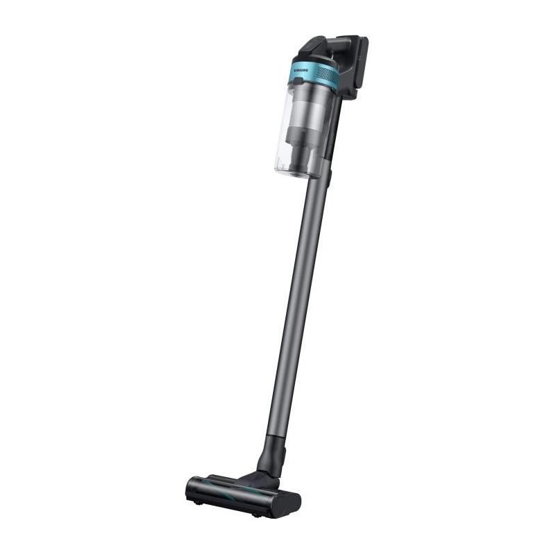 Aspirateur Balai SAMSUNG Jet 75E Turbo - 200 AW - 60min - Gris / Bleu