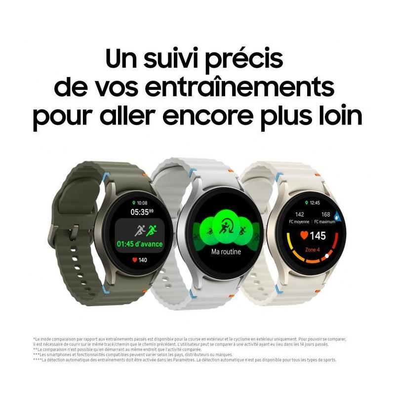 Montre connectée Samsung Watch7 44mm Gris argent - Bluetooth