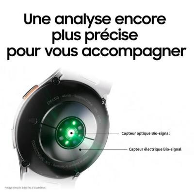 Montre connectée Samsung Watch7 44mm Vert Kaki : le must-have intelligent!