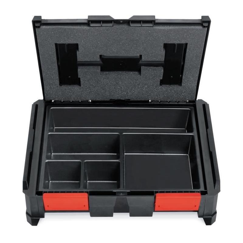 Boîte outils compartimentée TOOD - 5 cases fixes - 40x30x7 cm