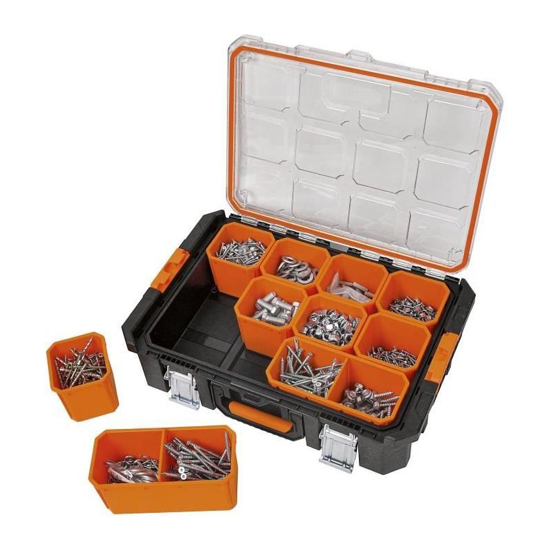 Mallette organiseur TOOD - 12 godets amovibles