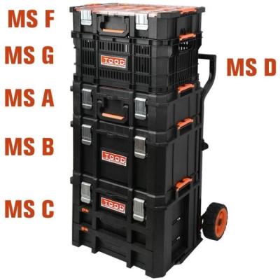 Panier modulaire TOOD - Transport facile - 53x34x25 cm