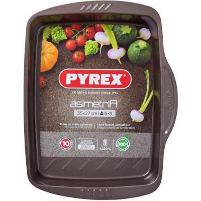 Plat à four Pyrex rectangulaire en acier - 35 x 27 cm