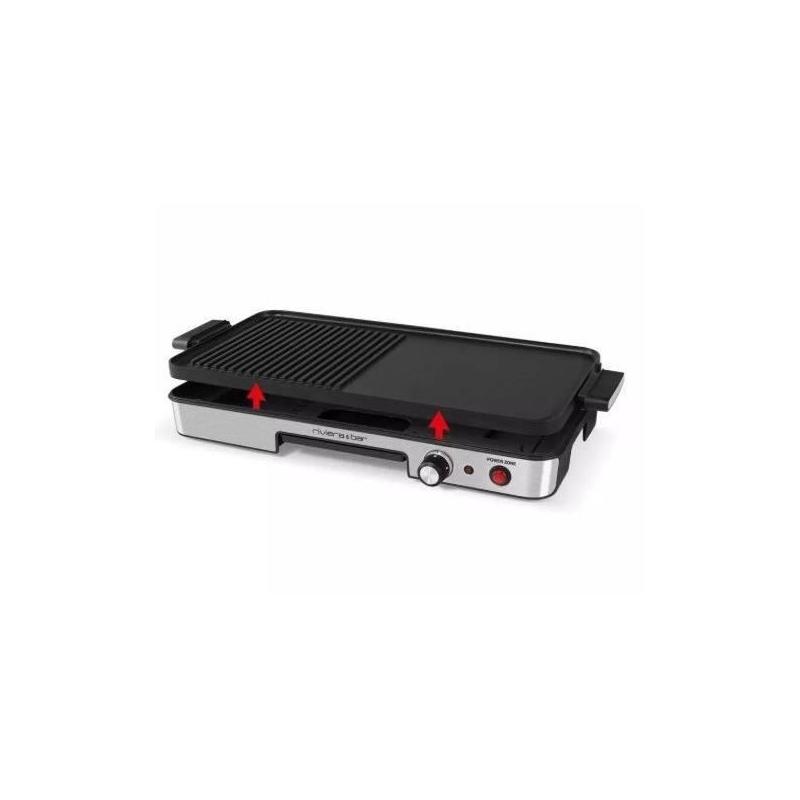 Plancha RIVIERA & BAR - Puissante plancha électrique pour 4 à 6 personnes