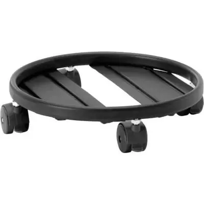 Plateau à roulettes métallique pour plantes - GARDEN ID: 25 cm, 68 kg, 360° rotation