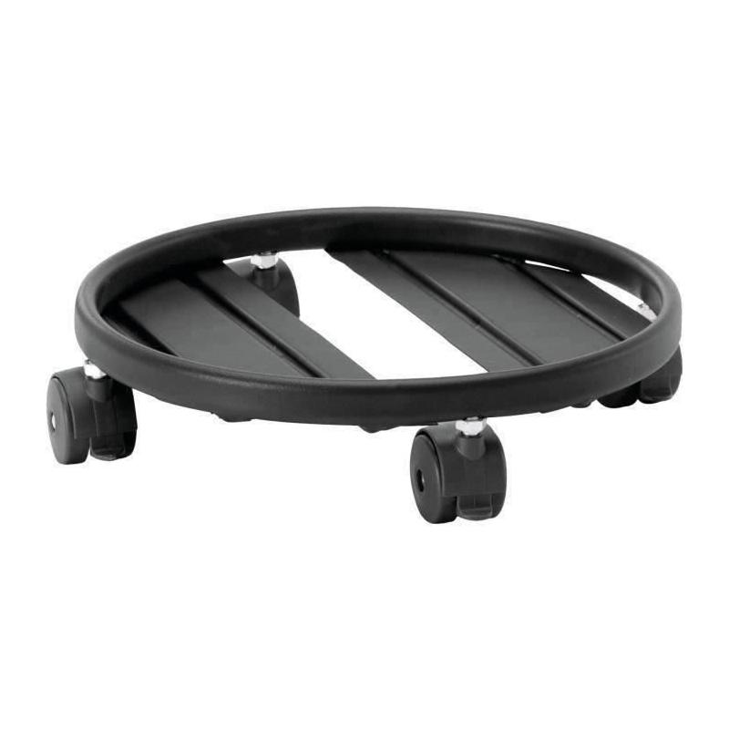 Porte-plante malin: plateau à roulettes en métal GARDEN ID - 35 cm, 68 kg, 360°