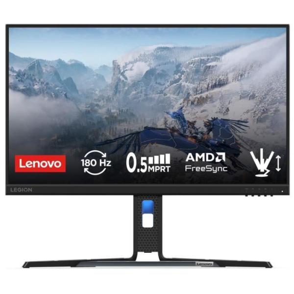 Ecran PC Gamer LENOVO Legion R24e | 23,8 FHD IPS 180Hz - 0,5ms - HDMI 2.1 - FreeSync - Ajustable en hauteur