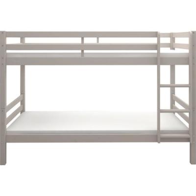Lits superposés enfant séparables - Pin massif gris clair
